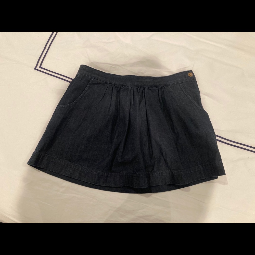 Madewell short denim skirt